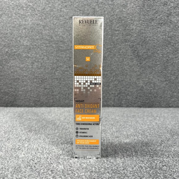 Revuele Night Anti oxidant Face Cream Vitanorm C Energy deep moisture 1.69 oz - Picture 4 of 10